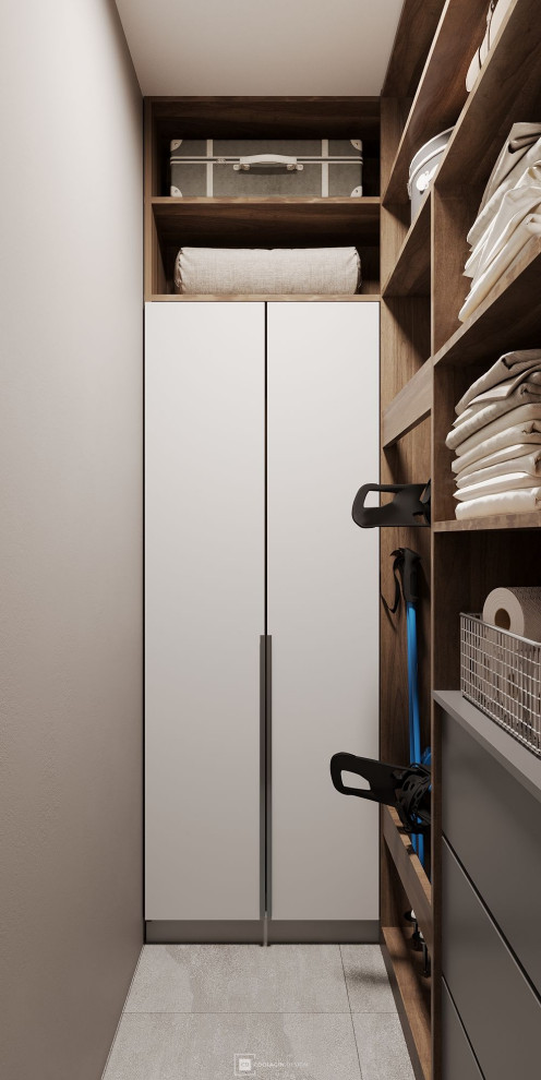 Стильная квартира с панорамными окнами даже в санузле