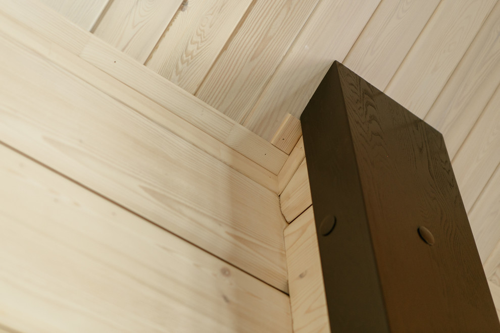 Интерьер дома из клееного бруса