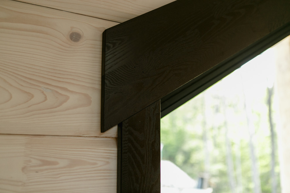 Интерьер дома из клееного бруса