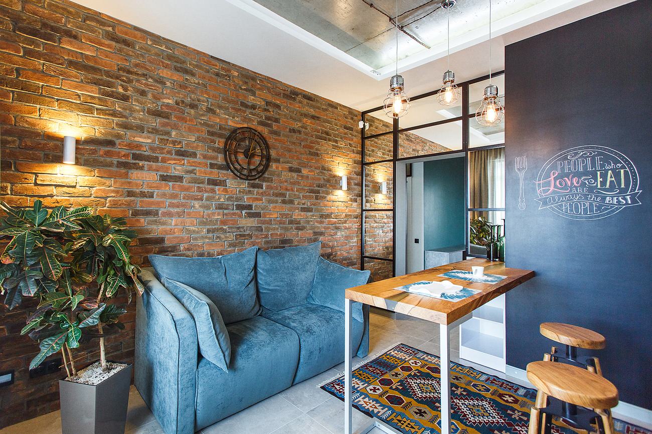 Квартира в стиле Loft для молодого холостяка