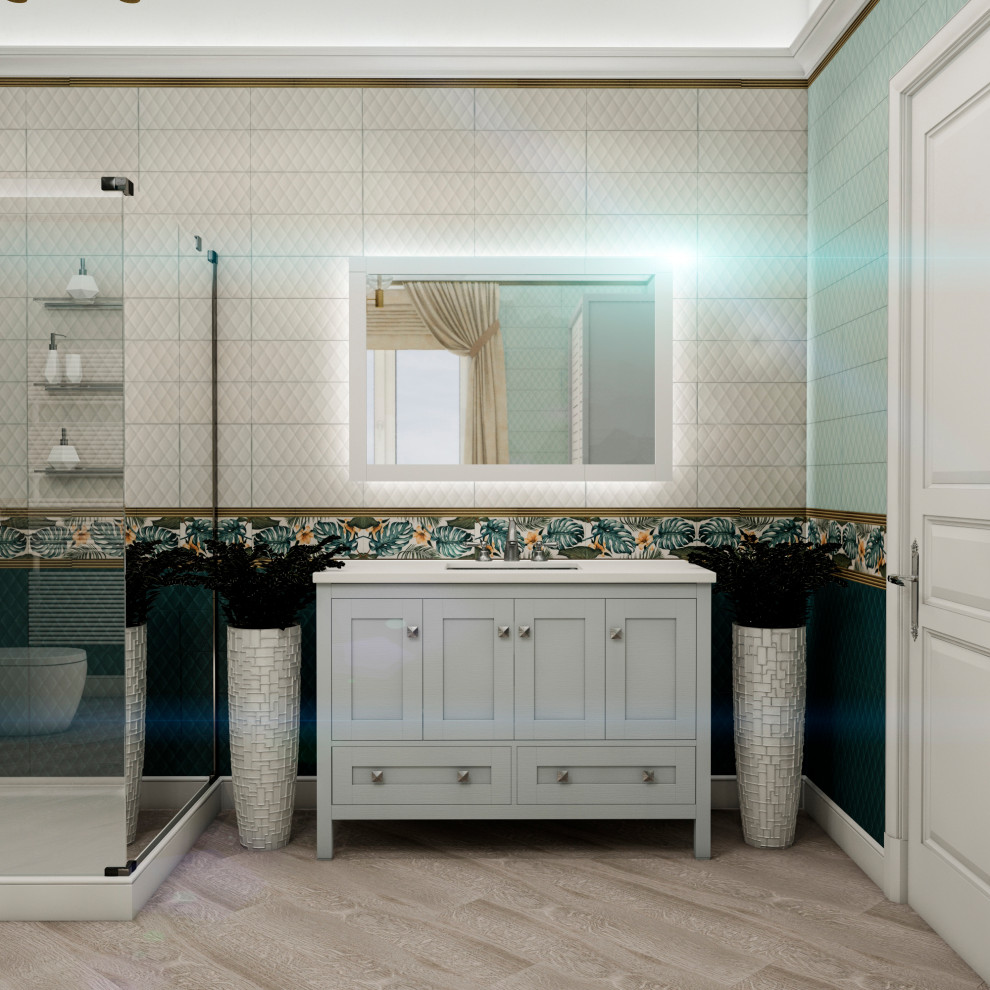 Интерьер загородного дома "Весенняя"