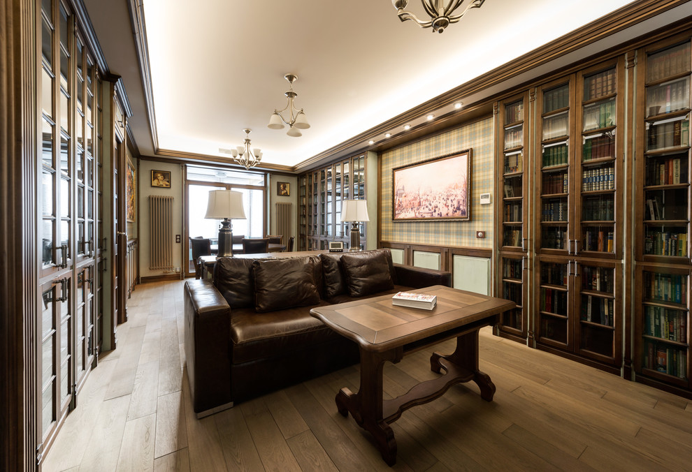 Гостиная-библиотека