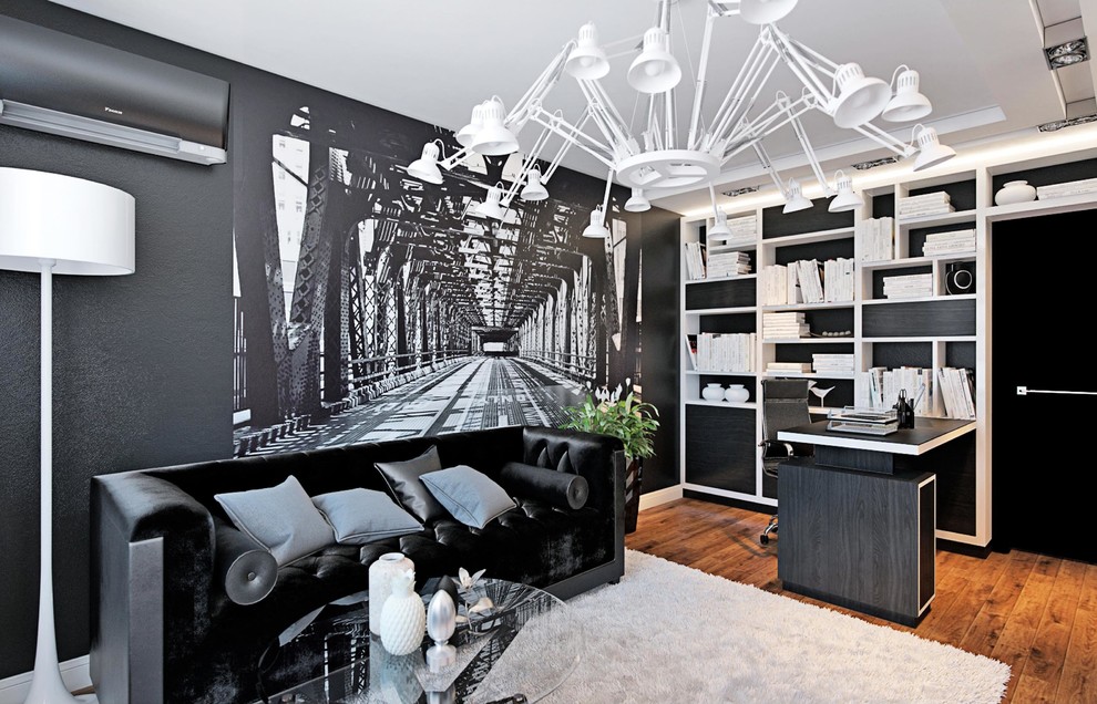 Мужской интерьер в стиле лофт.