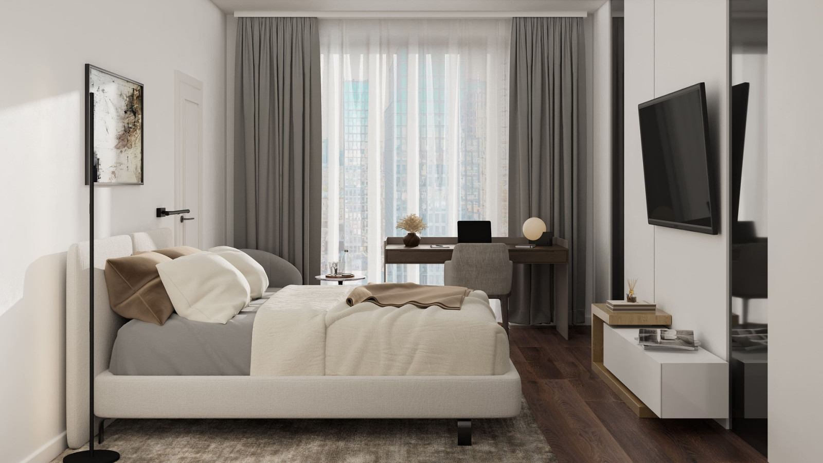 Квартира в жилом комплексе на Мосфильмовской