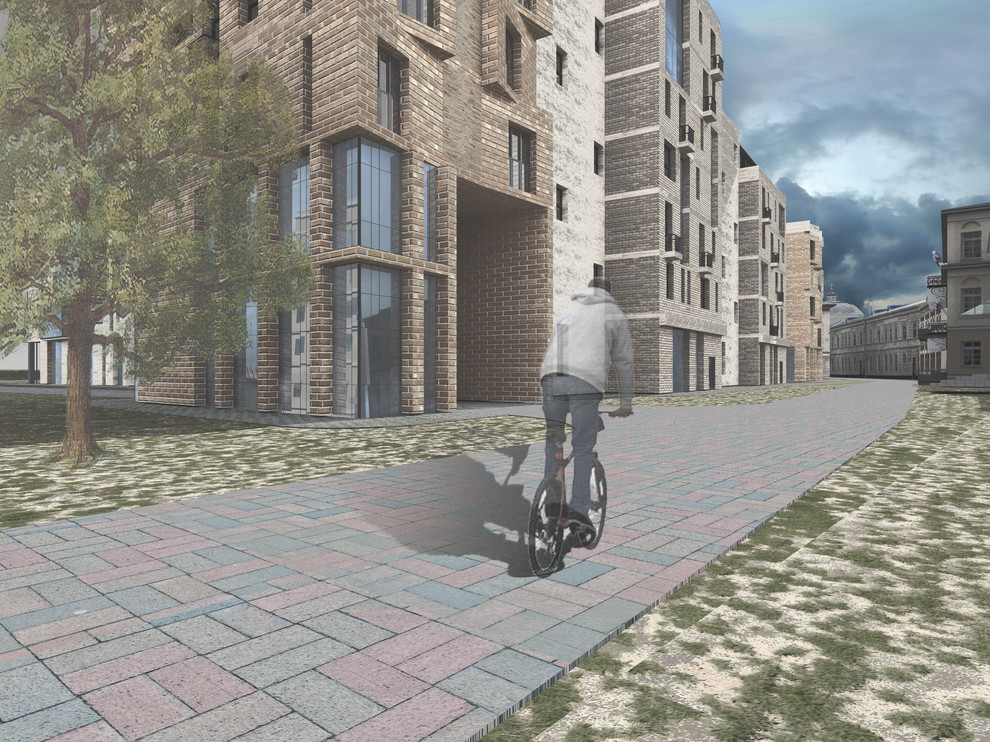 Конкурсный проект жилого комплекса на Серебрянической набережной