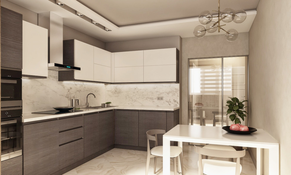 Дизайн для молодой семьи из трех человек.