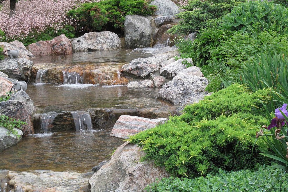 Сад с ручьем В Новогорске 2009 г