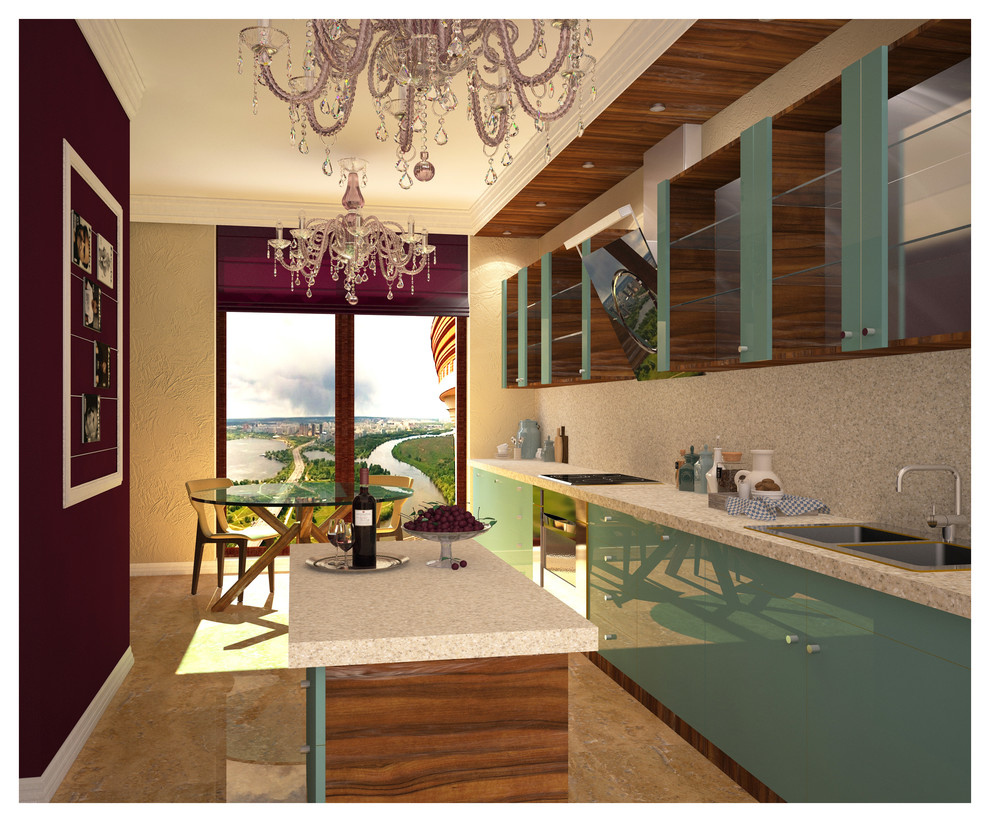 Дизайн двухэтажного пентхауза в ЖК "Алые паруса"