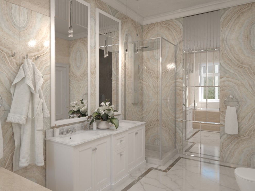 Ванная комната в стиле современная классика