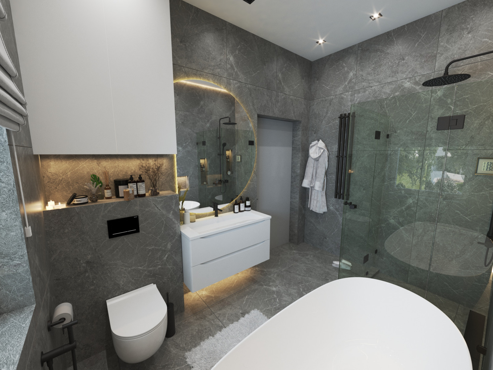 Дизайн проект ванной №4