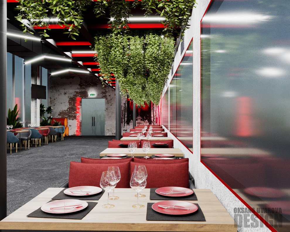 Дизайн ресторана в картинг-клубе