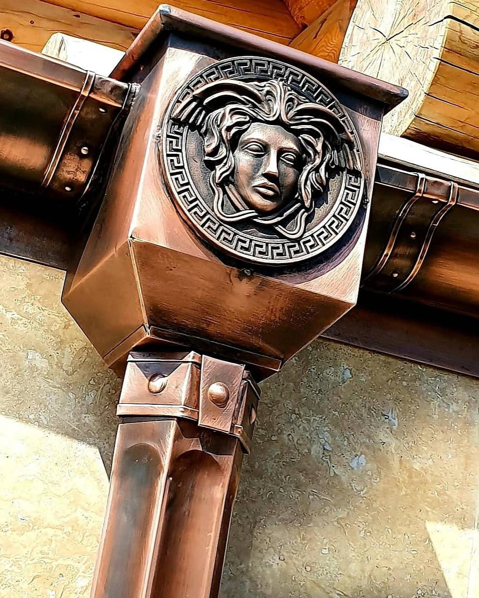 Обложка проекта: Медные водостоки ручной работы