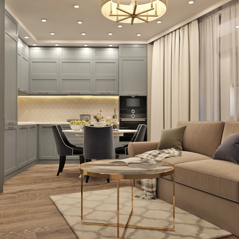 Квартира в Долгопрудном с Панно Ракушка