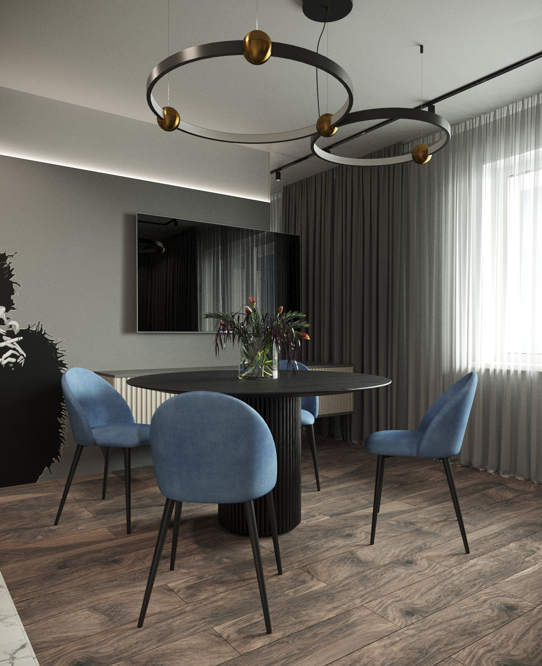 Дизайн проект квартиры 30м2