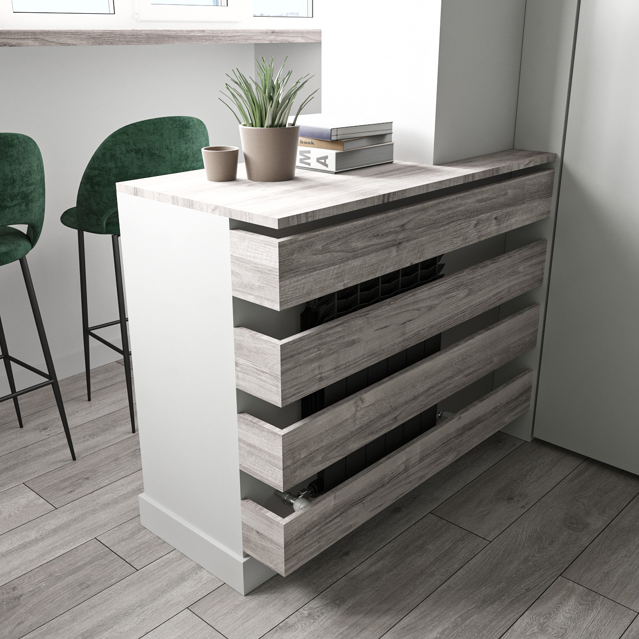 Минималистичная квартира с перетекающими гармоничными пространствами.