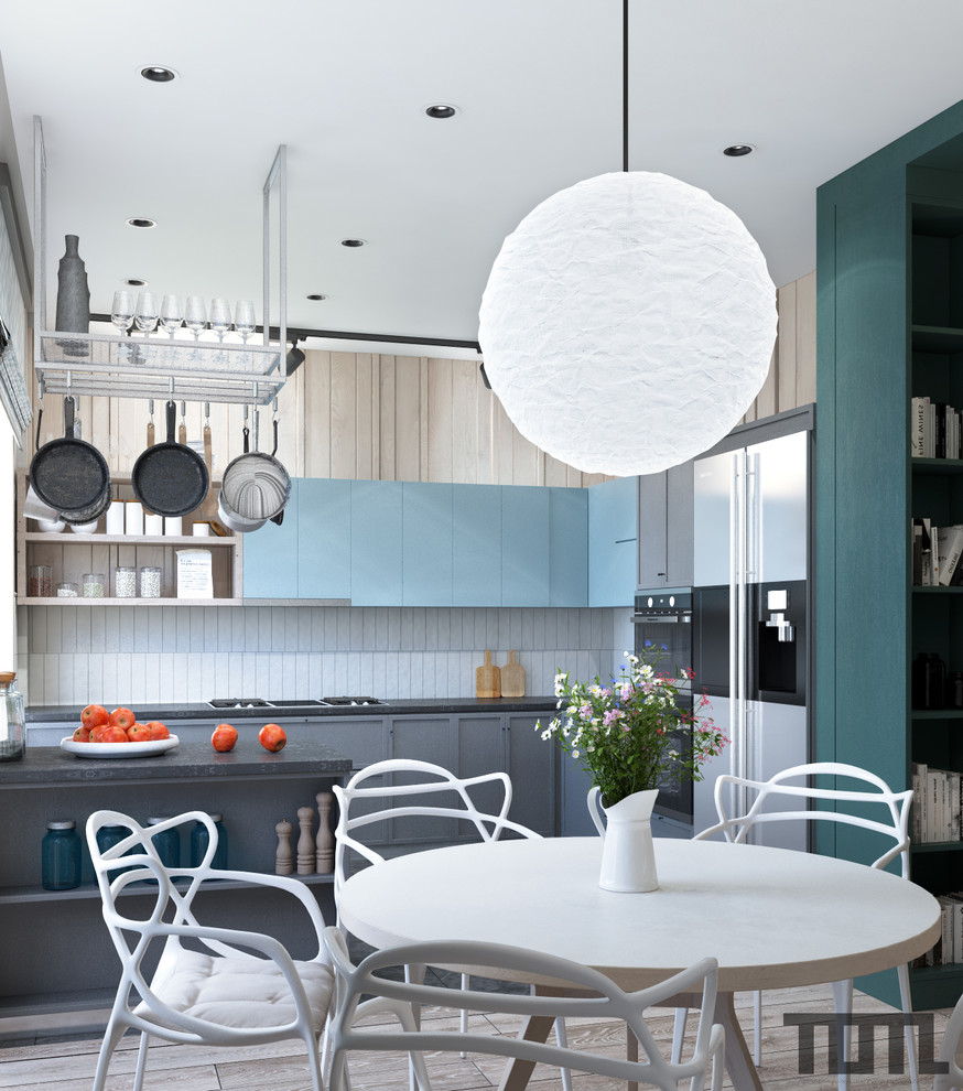 Просторный лофт для большой семьи