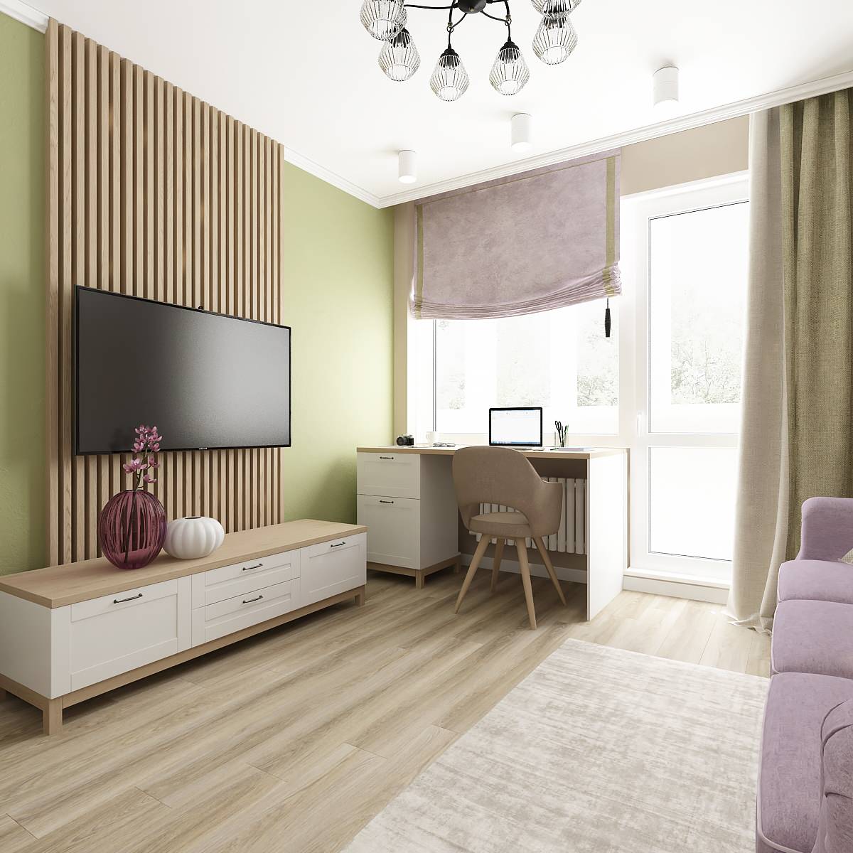 Обложка проекта: Квартира 51 м2 в жилом доме