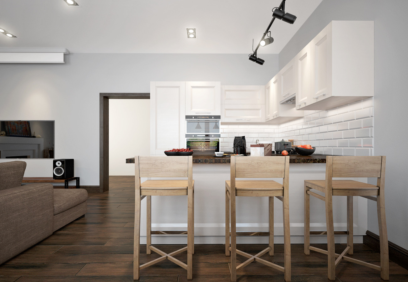 Проект таун-хауса в ЖК "Рижский квартал" в лёгком и стильном скандинавском стиле