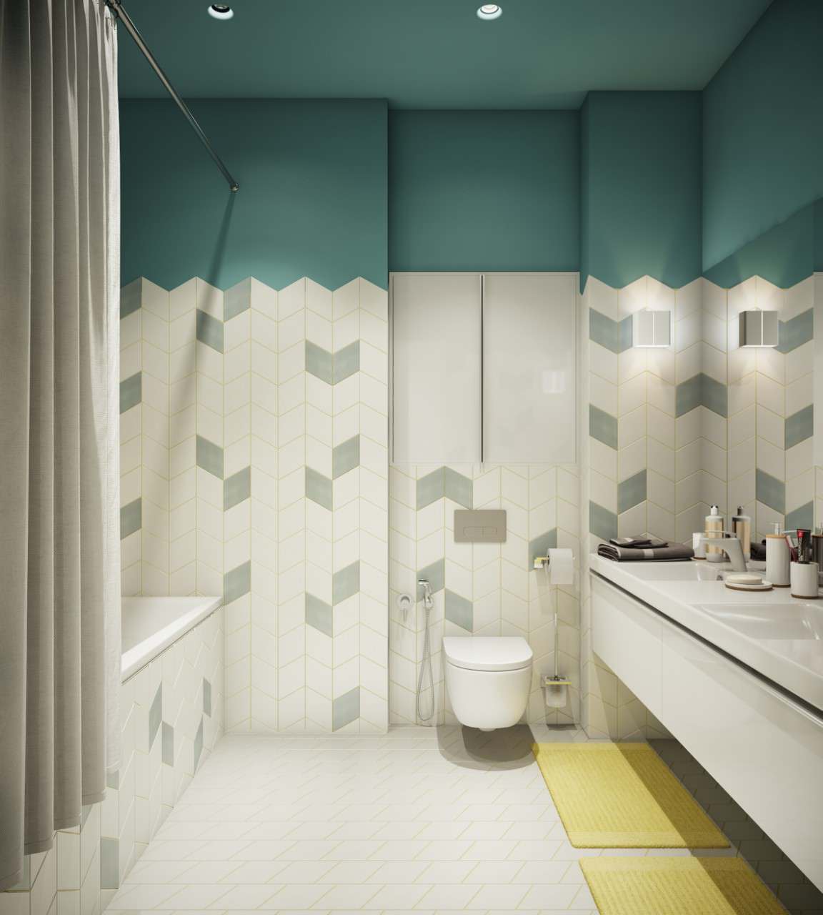 Интерьер в 160м2 ЖК Велтон парк