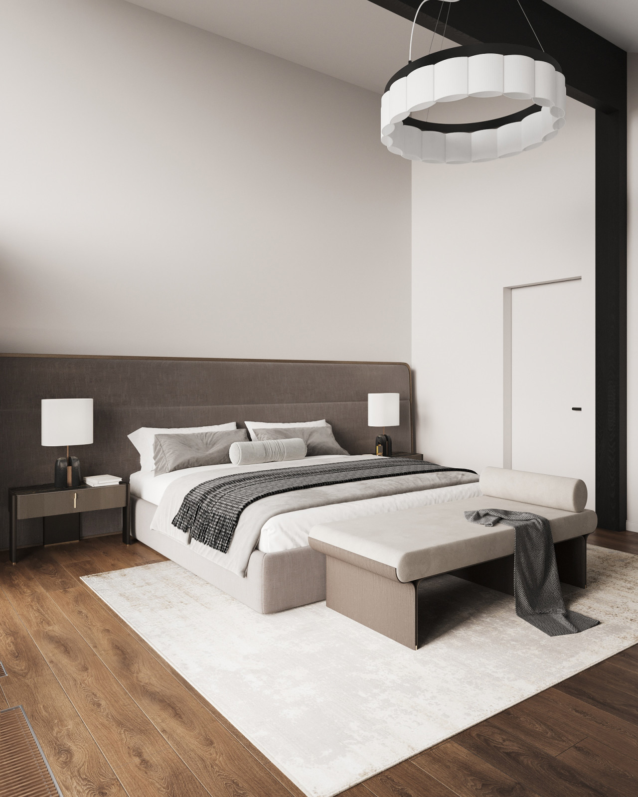 Дом 268м2. Спальня