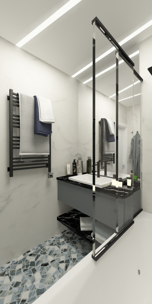 Трехкомнатная квартира в современном стиле в г. Новороссийск