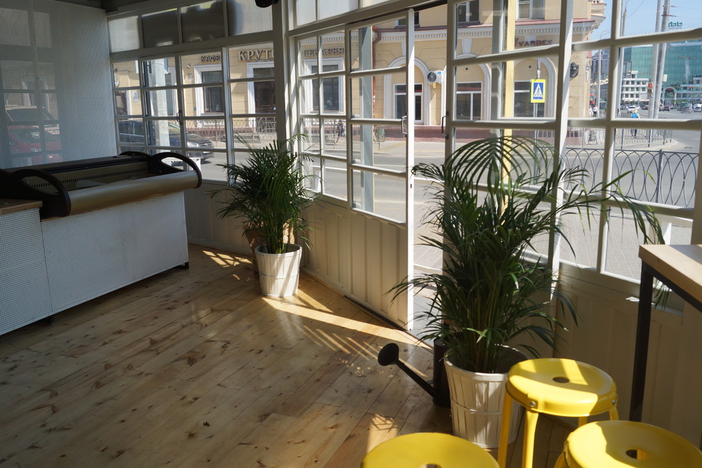 Ремонт помещения под летнее кафе быстрого питания "BANKA"