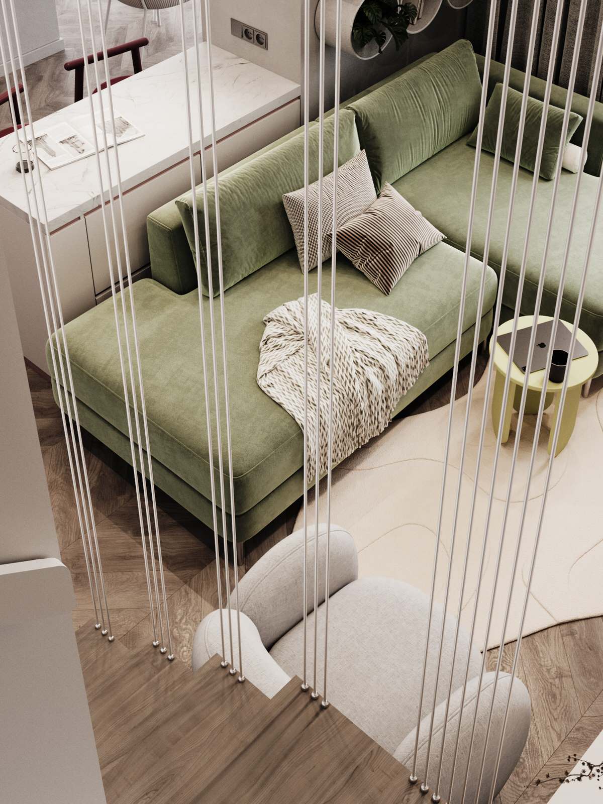 Проект двухуровневой квартиры ЖК Образцовый