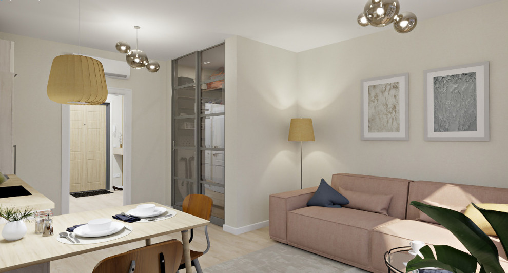 Квартира-студия для молодой семьи