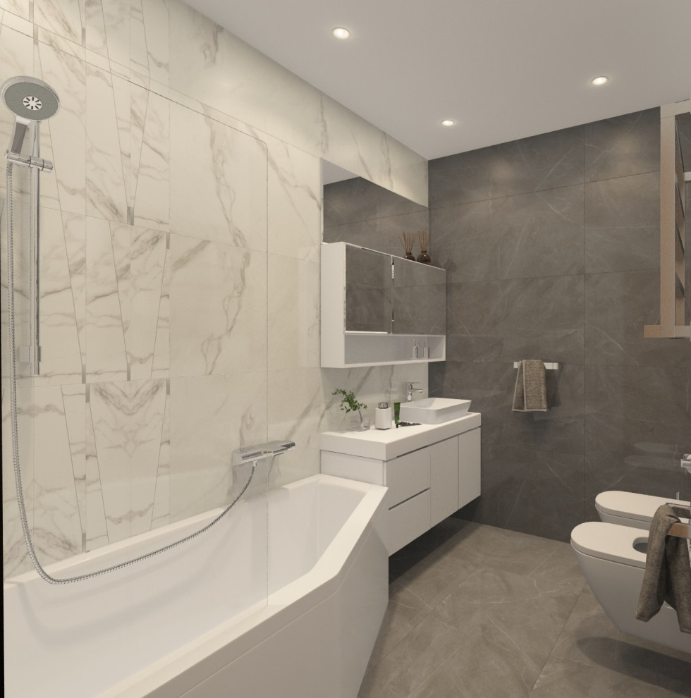 Апартаменты современный скандинавский стиль