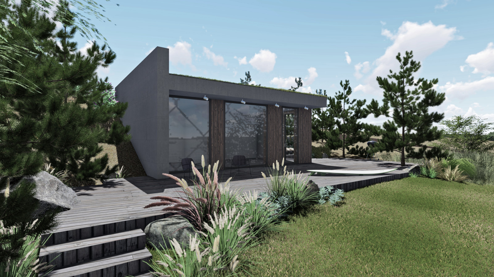 Ландшафт участка д.М.Куяш