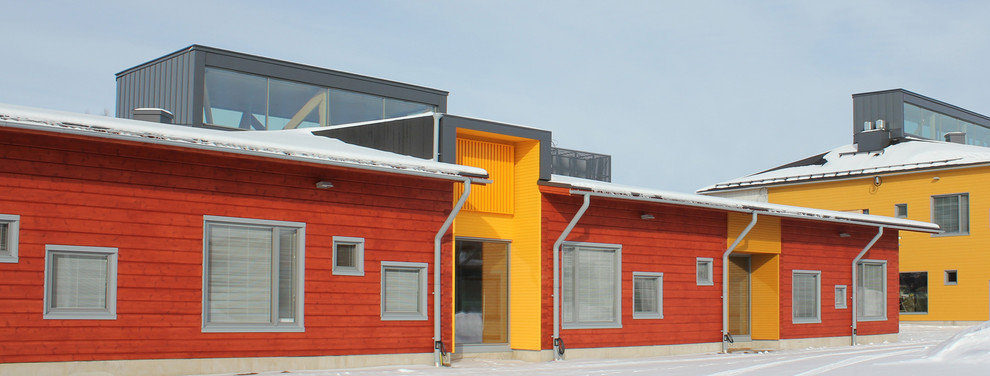 Экстерьер. Покрашенные объекты