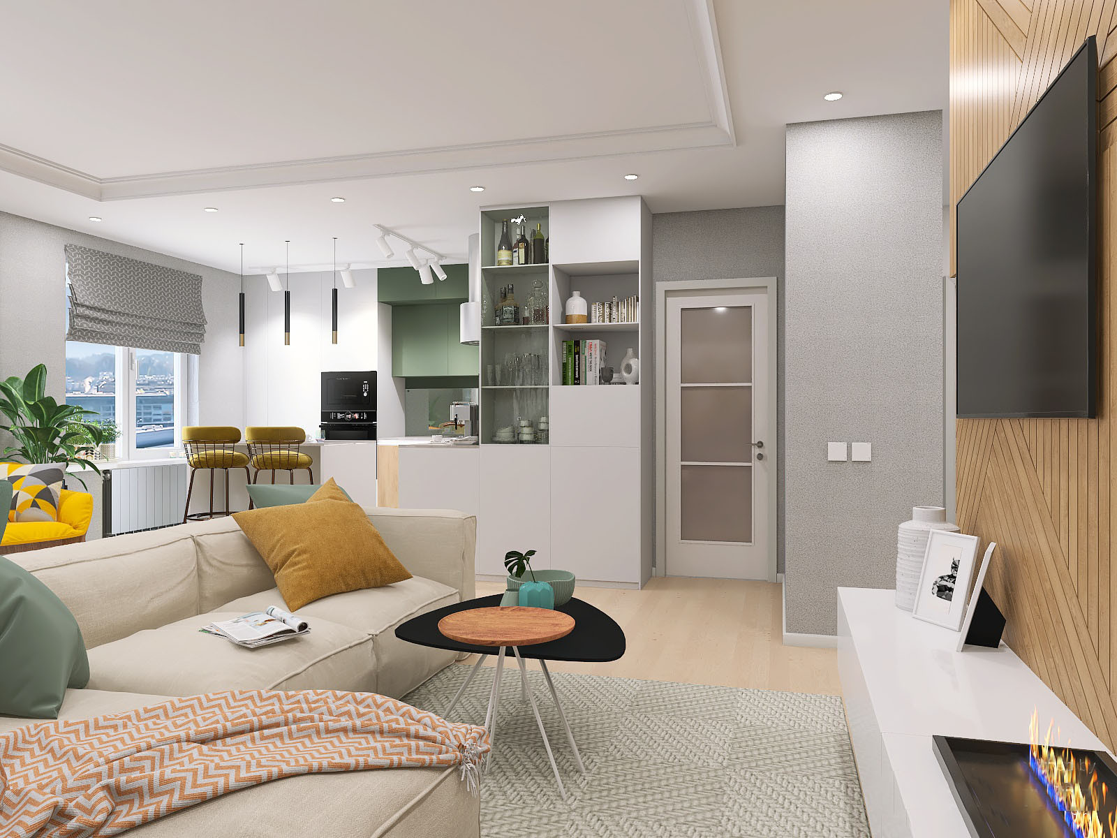 Трехкомнатная квартира ЖК Романтик