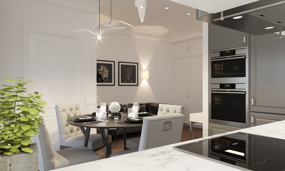 Дизайн-проект квартиры в ЖК "ЗИЛАРТ" 45 кв.м.