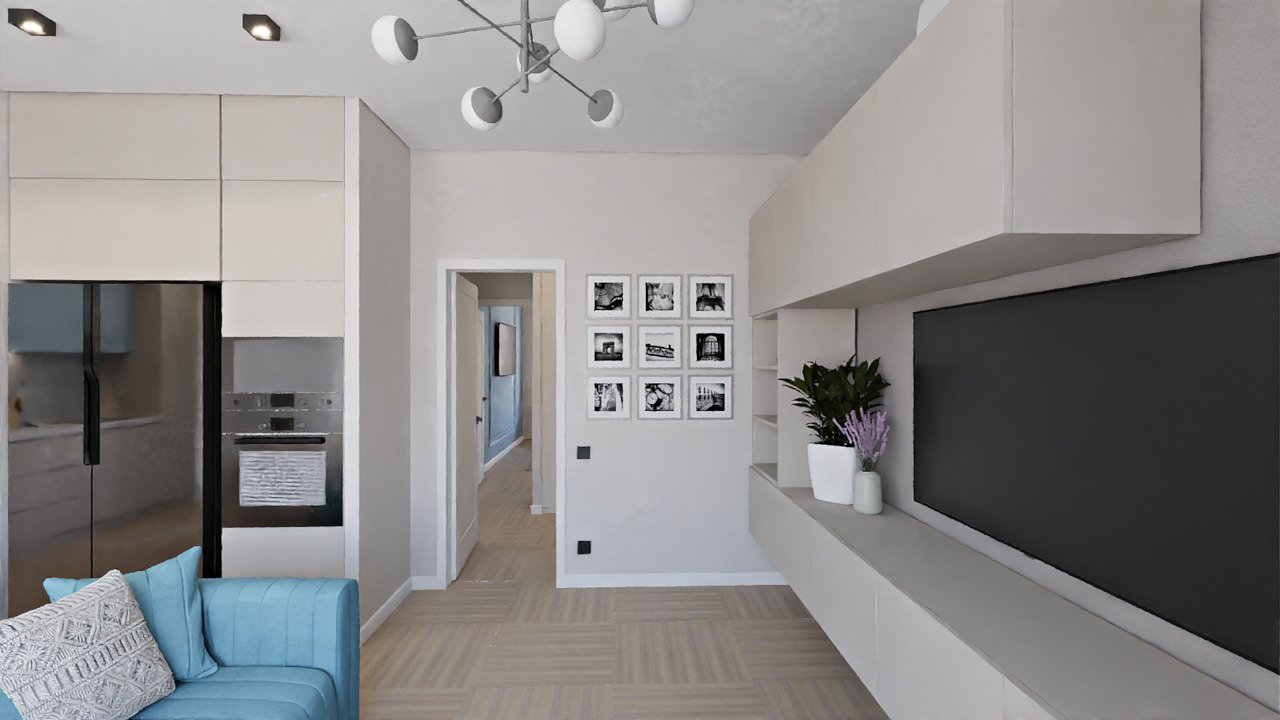 Таунхаус для мамы и дочери-подростка с голубым настроением