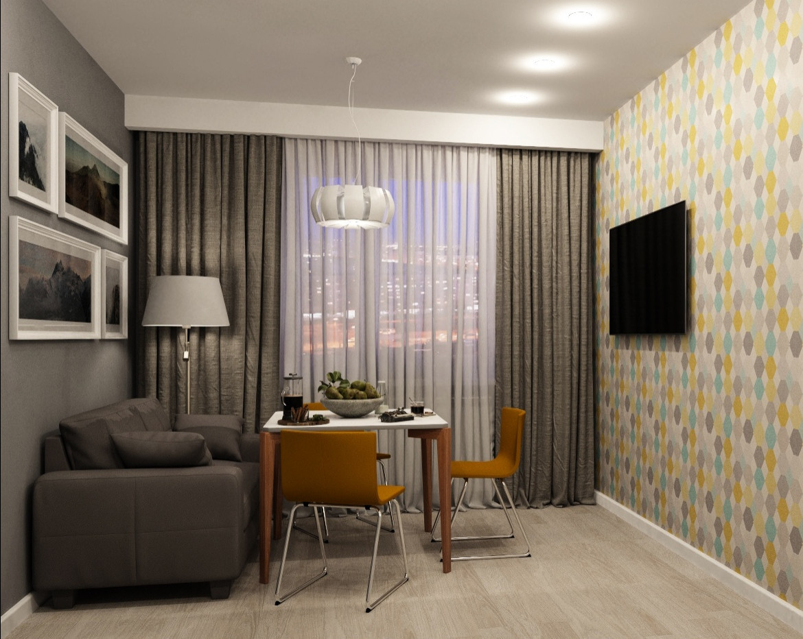 Однокомнатная квартира на ул.Типанова, д. 25