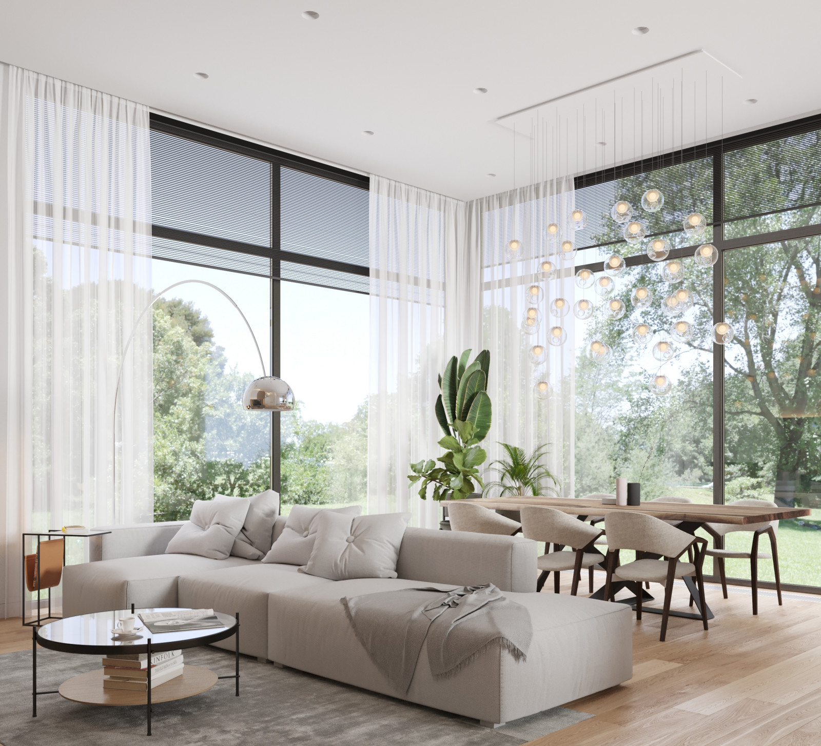 Дом в Репинских усадьбах. Гостиная