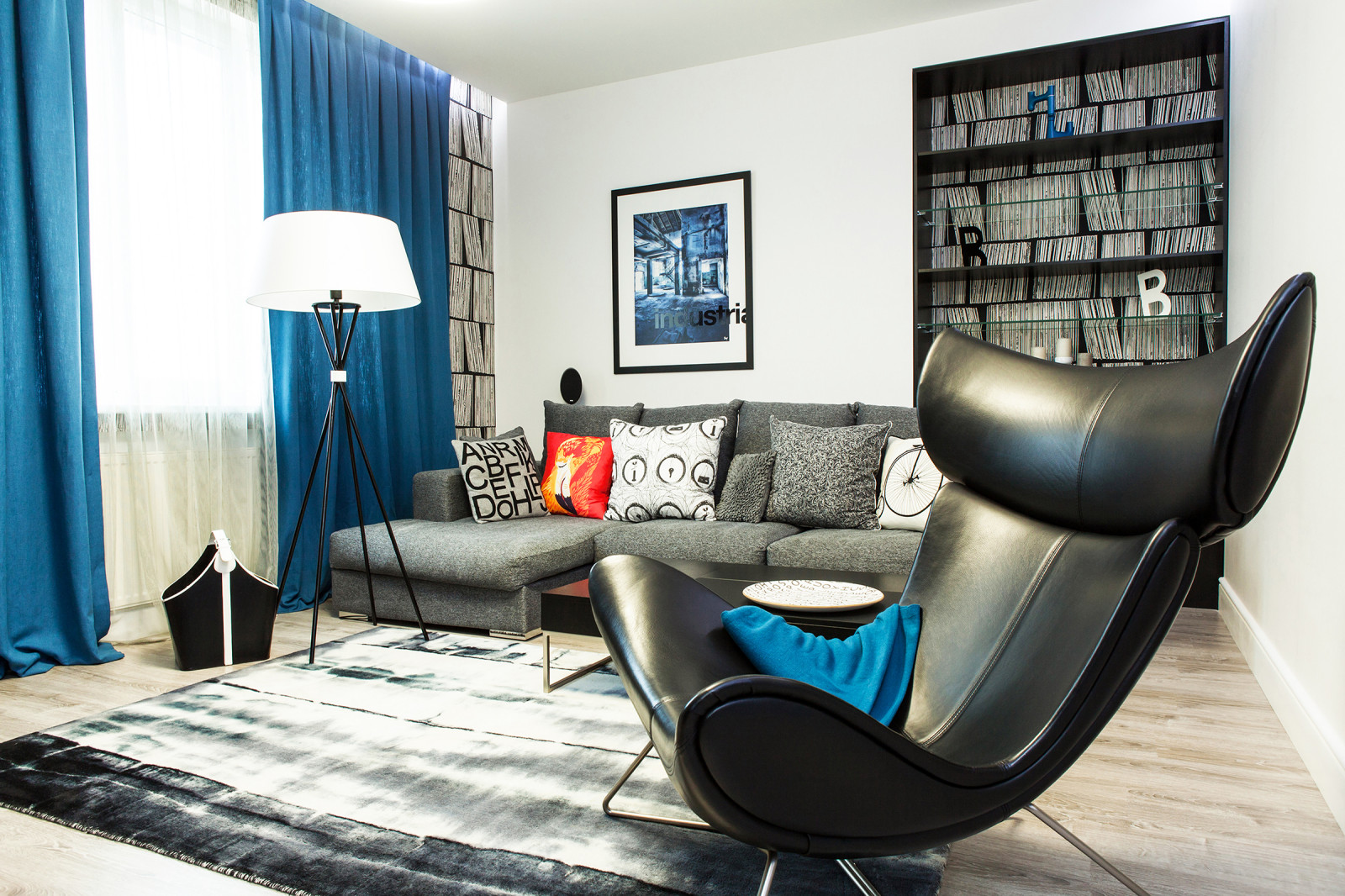 Квартира 250 м2 "Зима в скандинавском лесу"