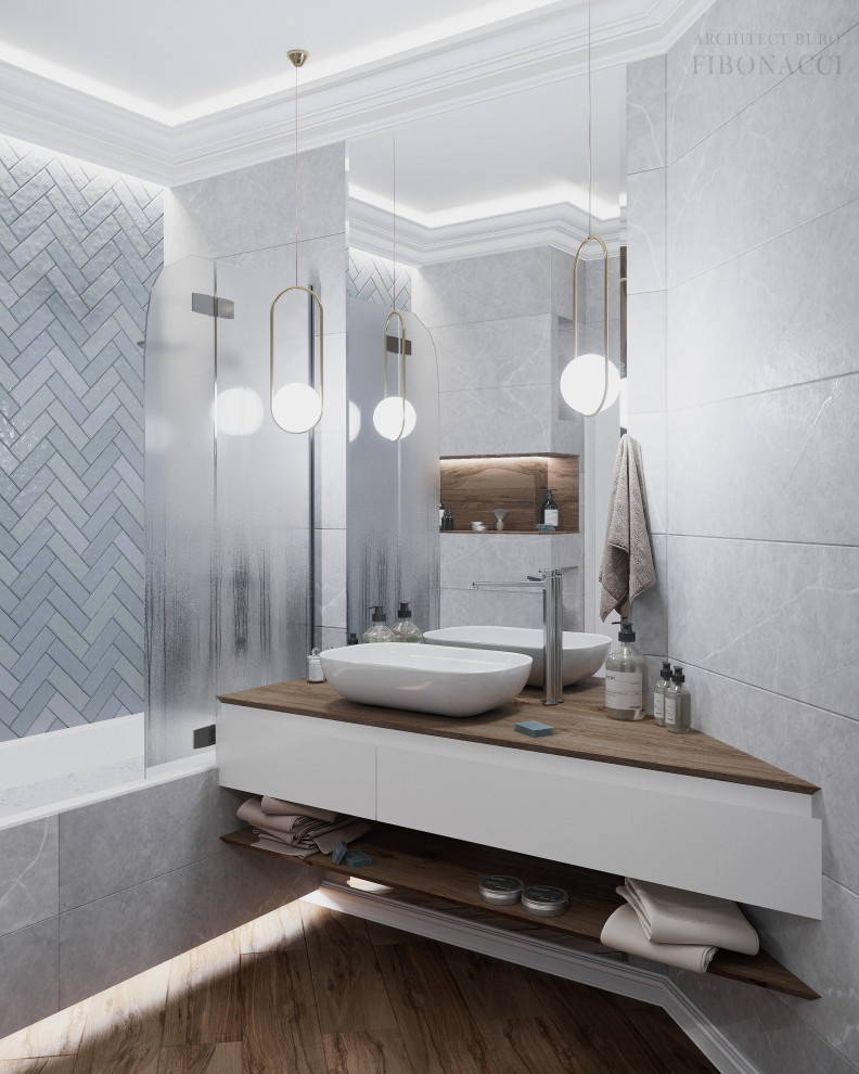 Проект ванной 6 м. кв