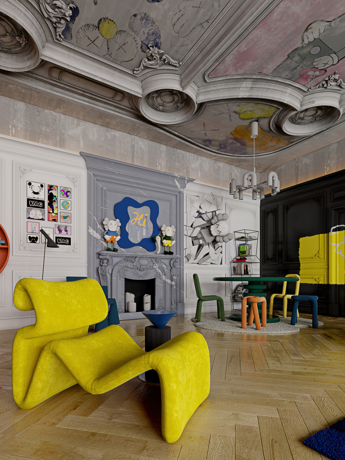 Дизайн апартаментов "FUN BOX"