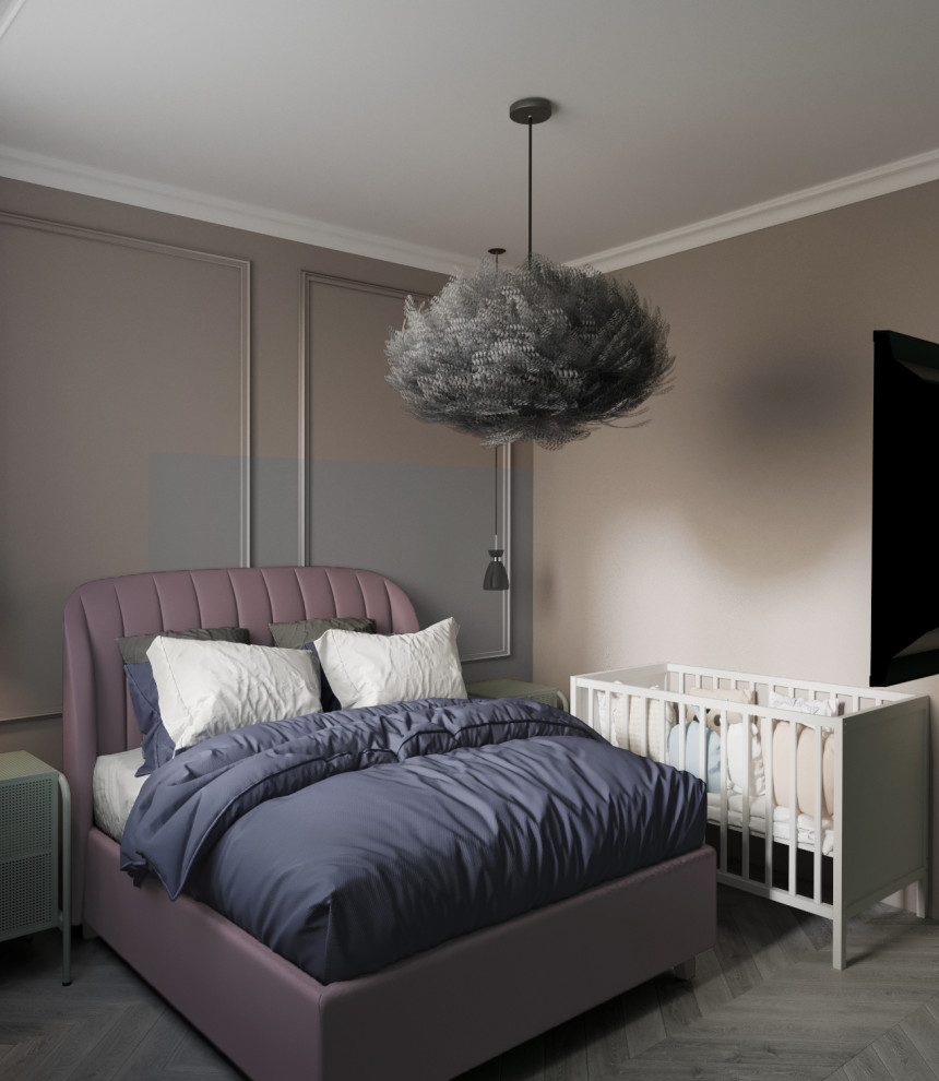 "Малиновое вино" Дизайн-проект квартиры 50 метров