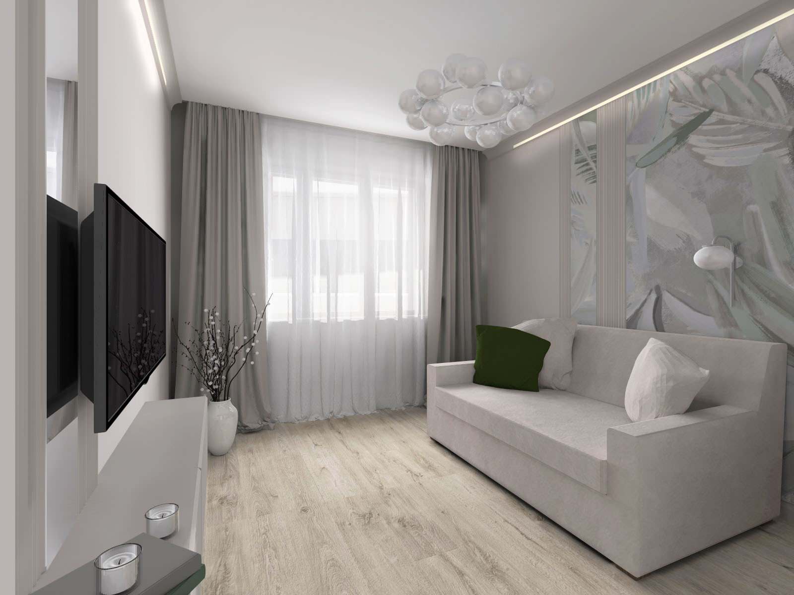 ЖК «Волна», 2-комн. квартира, 76,6 м2