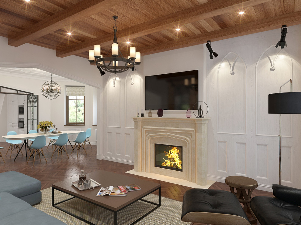 ЛОФТ И НЕМНОГО ГОТИКИ. «ЛОФТГОТИ́́Ќ». Загородный дом Новорижское шоссе.