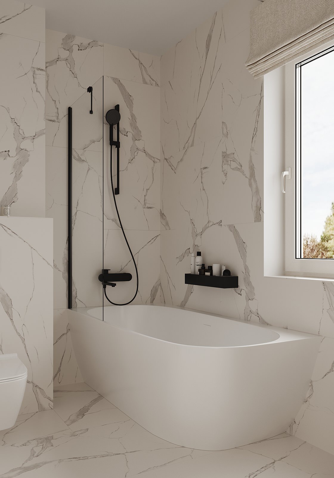 №4 Проект ванной комнаты в доме