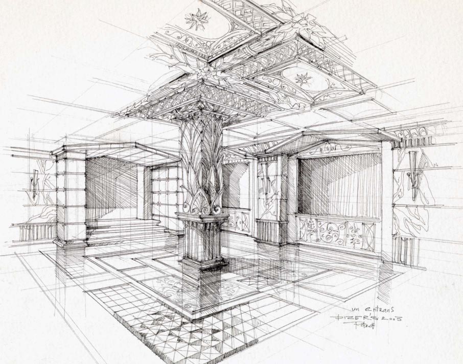 Эскизы - дизайн интерьера