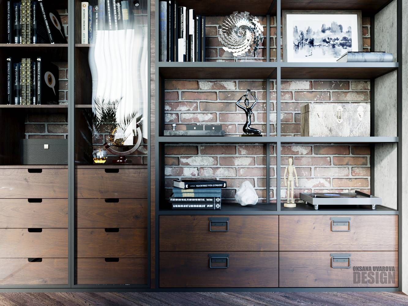 LOFT пространство с мужским характером