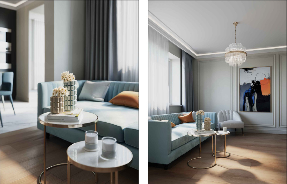 Дизайн-проект квартиры площадью 91,35м2