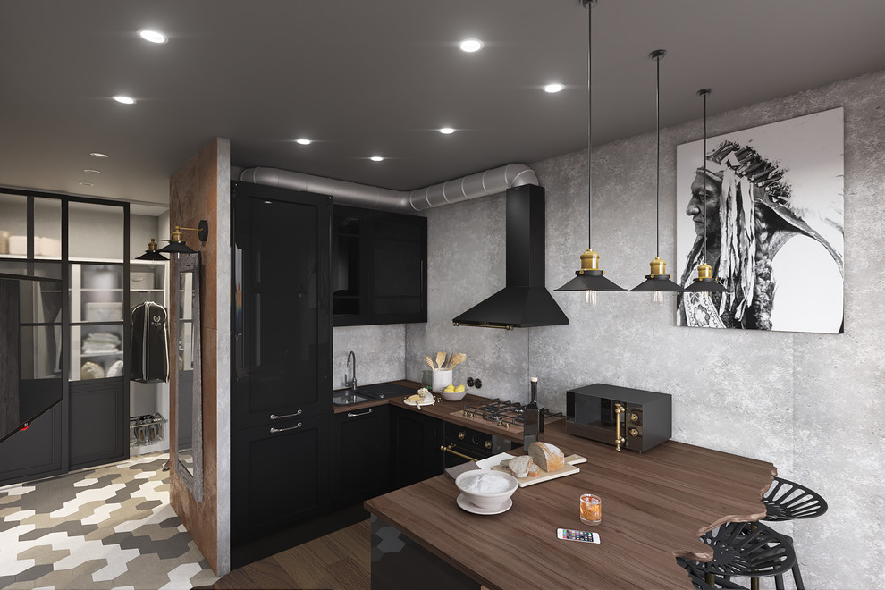 Однокомнатная квартира в стиле лофт в Ярославле.