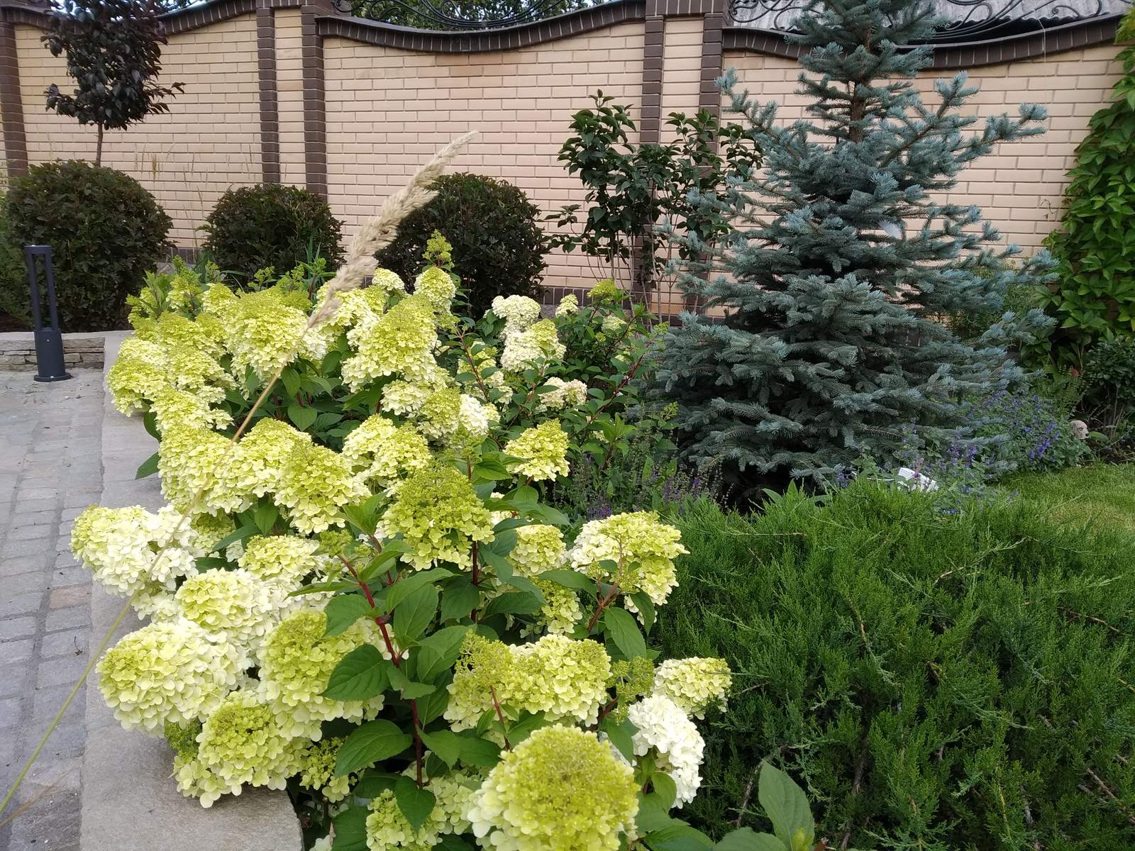 Сад с подпорными стенами