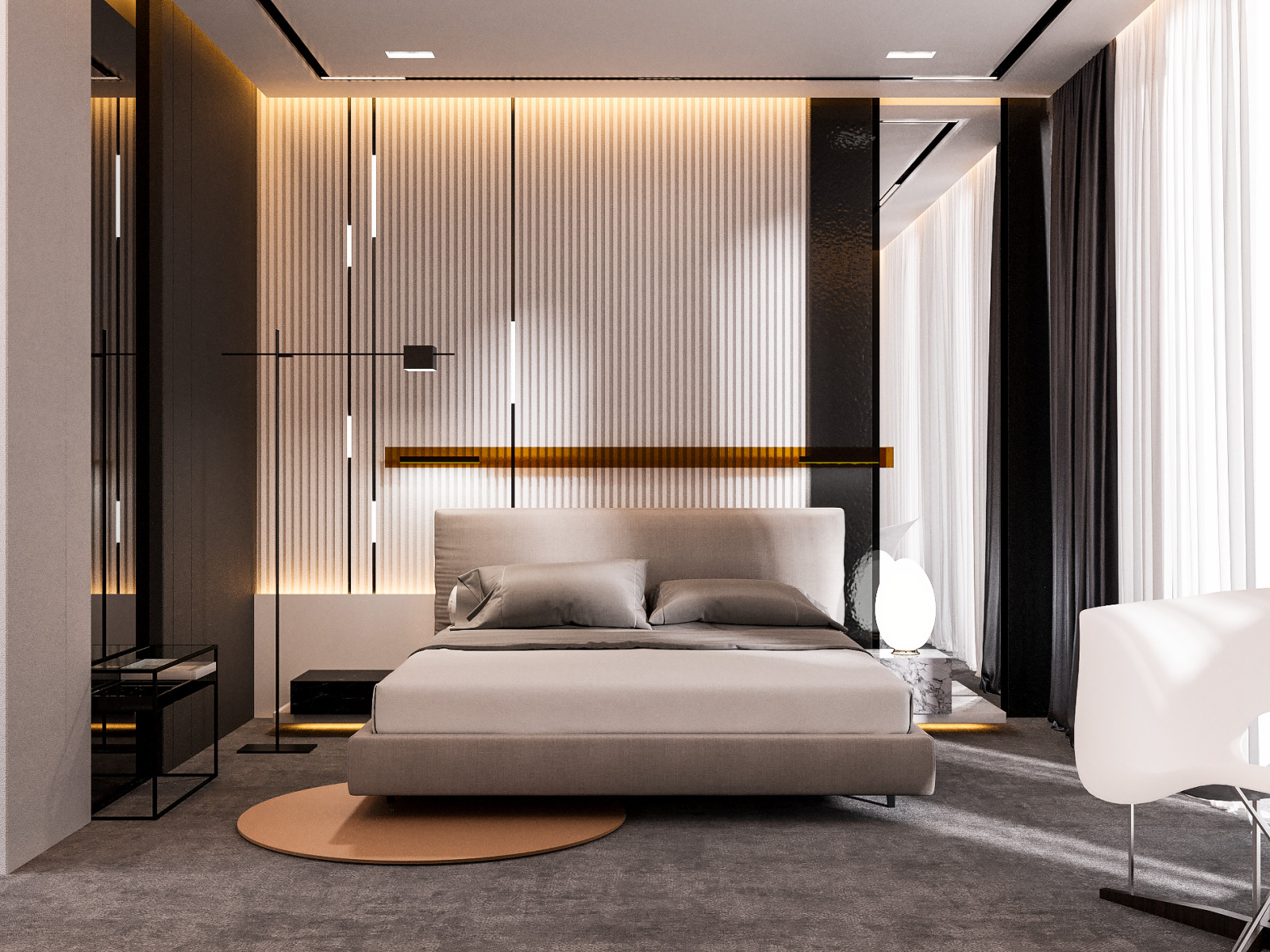 Квартира в современном стиле. ЗИЛ АРТ