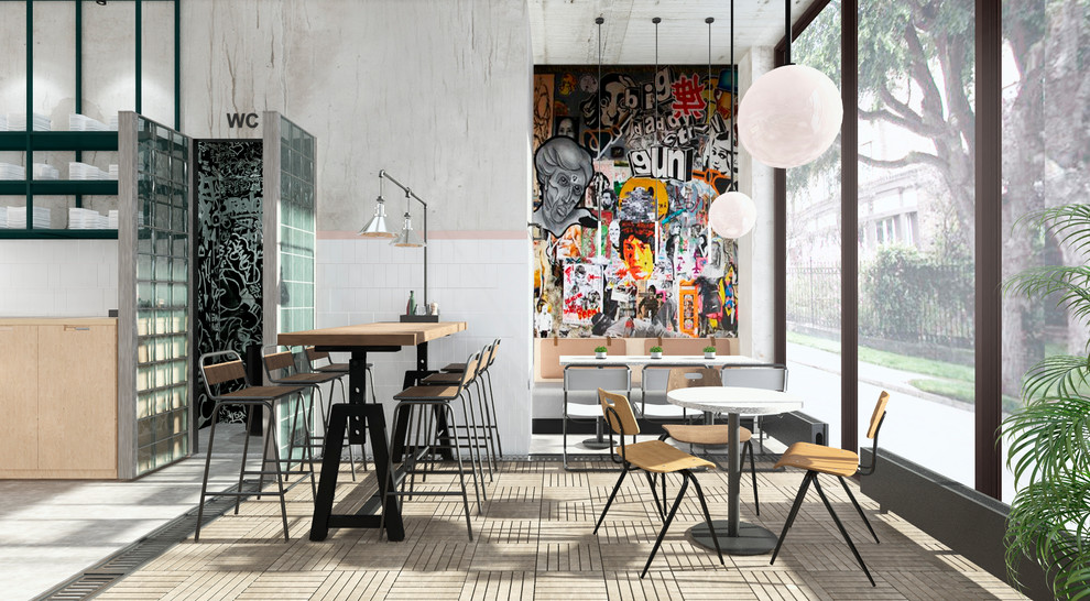 Интерьер бургерной в Пятигорске